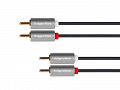 Kabel audio 2xRCA - 2xRCA długość 1,8m Kruger&Matz Basic wtyk - wtyk
