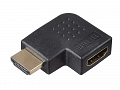 adapter wtyk HDMI - gniazdo HDMI płaskie kątowe