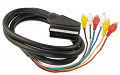 Kabel SCART (Euro) - 6x RCA (cinch) 1,2 m