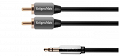 Przewód AUX audio Jack Stereo 3,5mm na 2x wtyki RCA długość 1,8m Kruger&Matz