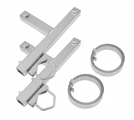 Obejma kominowa opaska uchwyt masztu UKM 60-Z (2x5m)