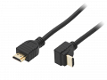 Przewód kabel HDMI 2.0 4K 3,0m wtyk prosty - wtyk kątowy górny
