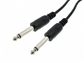 Przewód kabel AUX audio wtyki Jack 6,3mm mono proste 2m