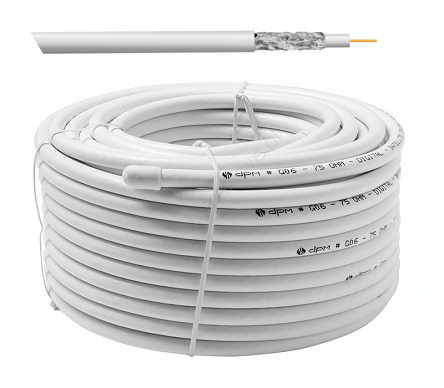 Kabel koncentryczny RG6, 1 mm CCA, 25 m, karton