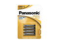Baterie AAA (R03) alkaliczne Panasonic Bronze blister 4szt