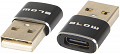 Adapter USB2.0 wtyku A - gniazdo USB typu C OTG