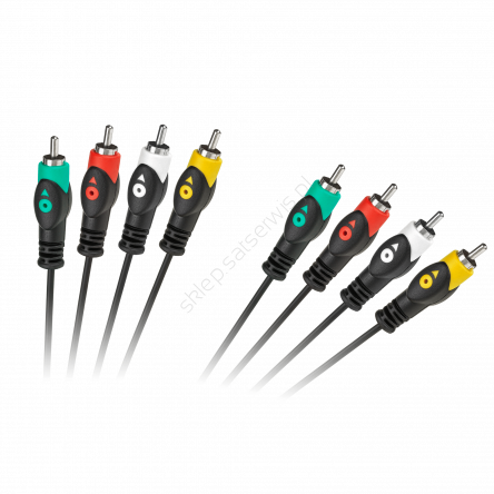 Kabel 4RCA-4RCA długość 3m Cabletech economic