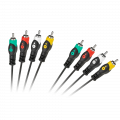 Kabel 4RCA-4RCA długość 3m Cabletech economic