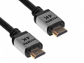Kabel HDMI w oplocie Akyga AK-HD-100P 10,0m v2.0, 4K, Ethernet, pozłacane wtyki