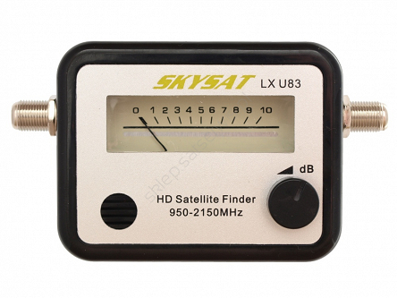 Tester wskaźnik sygnału satelitarnego SkySat SAT Finder, czułość 0,2 dB