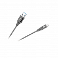 Kabel USB typ A- Lightning REBEL 100 cm czarny