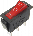 Przełącznik ON-OFF-ON bistabilny 3 pin 230V IRS-103 kołyskowy czerwony