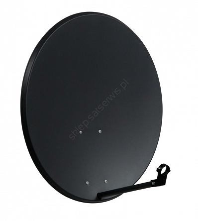 Antena satelitarna Corab ASC-800M-C czasza 80cm Fe grafit, nakrętki 10/M6 