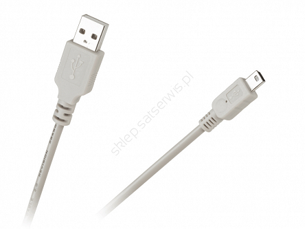 Kabel przewód USB wtyk A - wtyk mini USB o długości 2m 