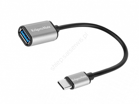 Kabel v3.0 gniazdo USB A - wtyk USB micro C OTG Kruger&Matz
