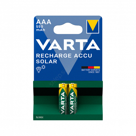 Akumulator VARTA AAA NiMH 550mAh SOLAR blister 2szt.