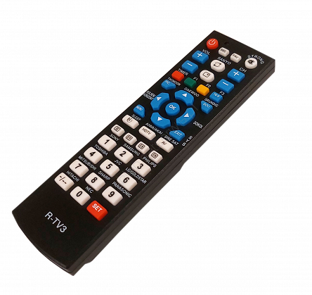 Pilot uniwersalny R-TV3 do telewizorów LCD/LED ponad 1000 kodów różnych marek