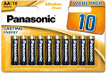 Baterie AA (R06) alkaliczne Panasonic Bronze blister 10szt