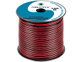 Przewód kabel głośnikowy 2x0,75mm CCA 100m czarno-czerwony