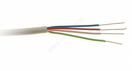 Kabel przewód YTDY 4x0,5mm rolka 100m telekomunikacyjny alarmowy domofonowy