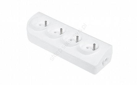 listwa elektryczna montażowa 4 gniazda z uziomem GN-40