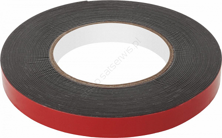 Taśma klejąca piankowa dwustronna Rebel 1mm x 15mm x 10m czarna