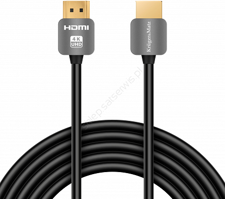 Kabel HDMI Kruger&Matz wtyk - wtyk 1,8m v2.0, Ethernet, UHD 4K