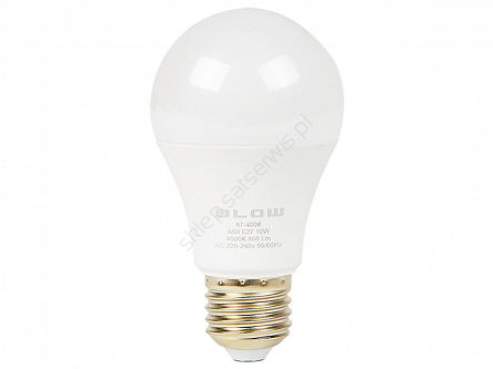 Lampa świetlówka Led 806lm kula A60 10W E27 b.neutralna