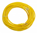Patchcord przewód kabel UTP kat. 5e 15m żółty wtyk - wtyk