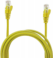 Patchcord przewód kabel UTP kat. 6e 1,0m żółty wtyk - wtyk  patchcord RJ45