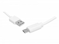 Kabel microUSB 2m, biały, Quick Charge