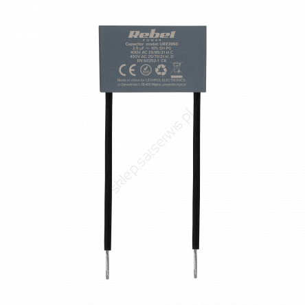 Kondensator rozruchowy MKSP-8 o pojemności 2,5uF 450V do silników jednofazowych