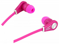 Słuchawki douszne LTC60 różowe płaski kabel