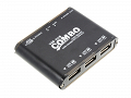 Czytnik kart pamięci micro SD, M2, SDHC + HUB USB 3 portowy combo