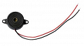 Buzzer głośnik 12V FY248 z kablem czarny