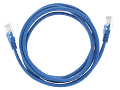 Patchcord przewód kabel UTP kat. 5e 10m niebieski wtyk - wtyk