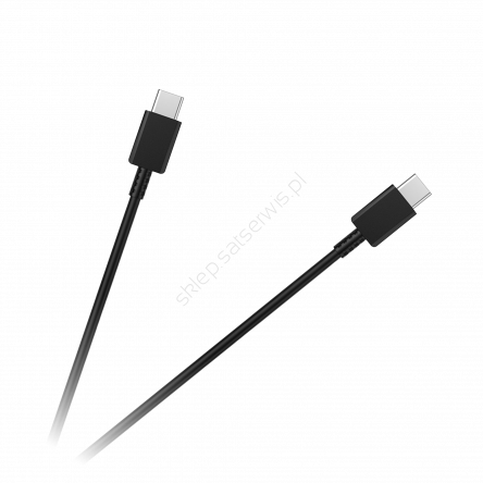 Kabel USB typu C - USB typu C 100 cm czarny