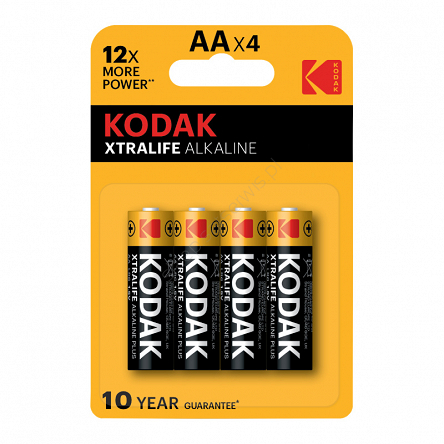 Bateria alkaliczna LR6 (AA), 4 szt., blister, XTRALIFE, KODAK