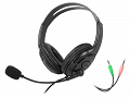 Słuchawki nauszne komputerowe Moggto M-301MV z mikrofonem kabel 2,5m