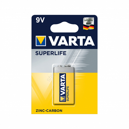 Bateria VARTA 9V SUPERLIFE 1szt. cynkowo-węglowa blister