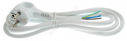 kabel+wtyk/UZ-1,5m/biały