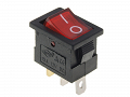 Przełącznik ON-OFF bistabilny 3 pin 12V MK1011 kołyskowy czerwony