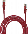 Patchcord przewód kabel UTP kat. 5E 1,5m wtyk - wtyk czerwony