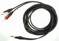 Kabel JACK 3,5mm - 2x RCA CINCH 3,0mb BasicEdition