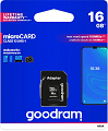 Karta pamięci microSD SDHC 16GB GoodRam