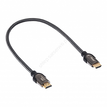 Kabel HDMI Akyga ekranowany CU 48Gb/s 8K@60Hz 4K@120Hz ver. 2.1 0.5m