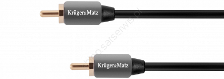 Przewód audio Kruger&Matz S/PDIF 1xRCA - 1xRCA o długości 1,8m
