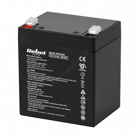 Akumulator żelowy 12V 12Ah Rebel