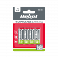 Akumulatorki rozmiar AA pojemność 2600mAh 4szt