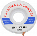 Taśma lutownicza plecionka miedziana 2,5mm 1,5m